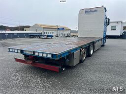 Mercedes-Benz Actros 6x2 flatbed truck w/ 2012 konar 2 axle flat
