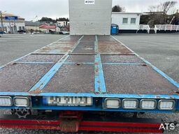 Mercedes-Benz Actros 6x2 flatbed truck w/ 2012 konar 2 axle flat