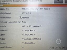 KUKA KR10 R1100-2 / SEL KRC4 (82 + 135 Std.)