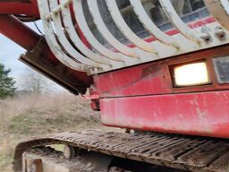 Liebherr R 954 B with long demolition boom (28m), standard boom and bucket