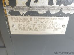 Siemens 1FT5102-0AC01-0-Z Motor SN: E1X67856502003 mit 1FU1050-6AC Tacho