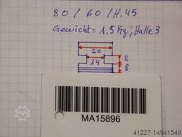 Forkardt Breite 20 mm schrägverzahnt