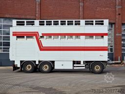 Samro 3 axle - 2 deck livestock - Lifting roof - Regn...