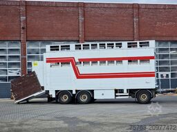 Samro 3 axle - 2 deck livestock - Lifting roof - Regn...