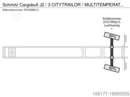Schmitz Cargobull J2 / 3 CITYTRAILOR / MULTITEMPERATUUR