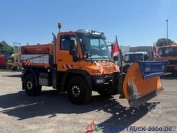 Unimog U400 238PS Winterdienst + Streuer + 3m Schild
