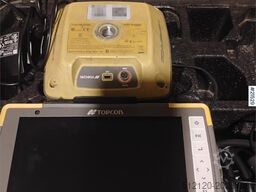 Topcon fc 5000 and hiper sr w/charger, case and pole