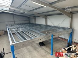 5x10m Lagerbühne , Belastung : 500kg/qm Unterkante: 2,5m , ca. 50qm Systembühne