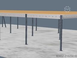 10x20m Lagerbühne , Belastung : 500kg/qm Unterkante: 2,5m ,ca. 200qm Systembühne