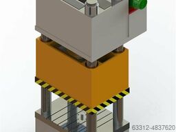 Hidrobrasil 1000 Tonnen Viersäulenpresse
