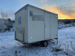 Arbeidsbrakke m/ forbrenningstoalett