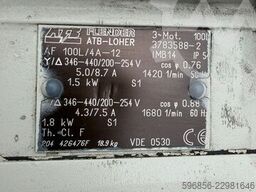 Rietschle VFT 40 (111) Vakuumpumpe 1,5 kW 40–48 m³/h 150 mbar