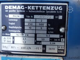 DEMAG / STAHL / LIFTKET 2 ton/1 ton / 500 / 250 / 160 / 125 kg.