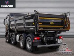Scania G 460 B8x4HZ XT - Meiller TRIGENIUS D421 / Bordmat