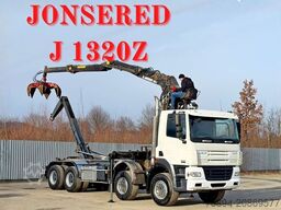 DAF CF 85.430 * ABROLLKIPPER + JONSERED J1320 Z /8x4