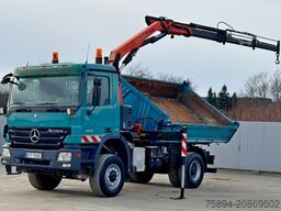 MERCEDES-BENZ ACTROS 1832 * KIPPER 4,00 m + PK 9501 * 4x4