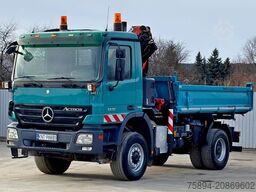 MERCEDES-BENZ ACTROS 1832 * KIPPER 4,00 m + PK 9501 * 4x4
