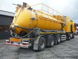 DAF XF 410 ROC 16.30 Droge stoffen oplegger