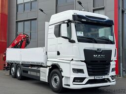 MAN TGX 26.520 6x2-4 BL Baustoff-Pritsche FASSI F19...