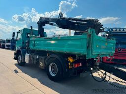 MERCEDES-BENZ AXOR 1833*HIAB KRAN 12 M*MEILLER* MIT ANHÄNGER *