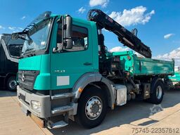 MERCEDES-BENZ AXOR 1833*DREISETENKIPPER*HIAB KRAN 12 M*MEILLER