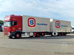 Scania R580 Topline 6x2*4 Frigo + Burg trailer - Retar...