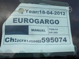 Iveco Eurocargo 140E + CARRIER + MANUAL + ATP!!  LIFT...