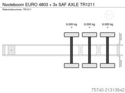 Nooteboom EURO 4803 + 3x SAF AXLE