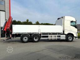 Volvo FH 460 6x2-4 Baustoff-Pritsche m.Fassi  MIETE