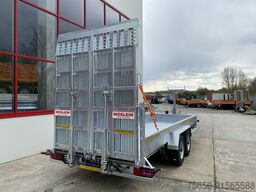 Möslein TT 11-E6x2 hydr. Rampen  Tieflader für Fräsen breiten hydraulischen Rampen, Neu