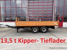 Müller Mitteltal KA-TA-T  13,5 t Tandemkipper- Tieflader