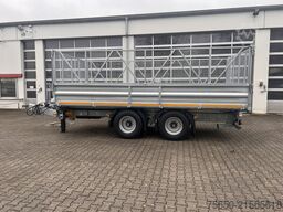 Möslein TTD 19 AB  19 t Tandemkipper Tieflader, BreitbereifungGitteraufsatz