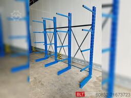 ca. 3,15 lfm. Kragarmregal Langgutregal H: 250 cm 140 kg/Arm META Multistrong