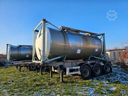 VAN HOOL Tankchassis mit Tankcontainer
