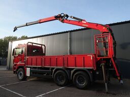 MAN TGS 33.440 6x4 open box with Palfinger crane