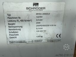 Schröder Maschinenbau MHSU 2000 / 3