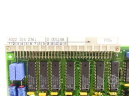 Philips 4022 226 2361 CENTR PROC 86-12 Karte SN: D 001188