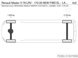 Renault Master V-79-LRV - 170.35 NEW FWD EL - LAADBAK &...
