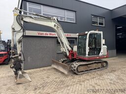 TAKEUCHI TB175 Graafmachine Rups 2008 Yanmar  Diesel inclusief 5 bakken + palletvork