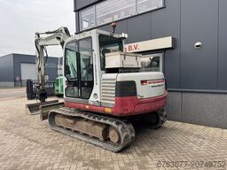 TAKEUCHI TB175 Graafmachine Rups 2008 Yanmar  Diesel inclusief 5 bakken + palletvork