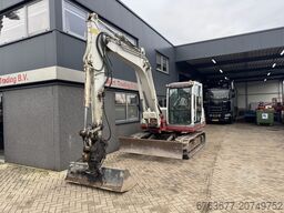 TAKEUCHI TB175 Graafmachine Rups 2008 Yanmar  Diesel inclusief 5 bakken + palletvork