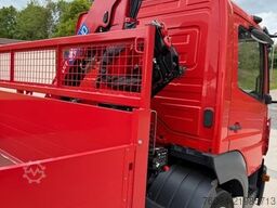 MERCEDES-BENZ Atego 818 Pritsche KRAN Greifer 10m FUNK AHK