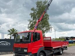 MERCEDES-BENZ Atego 818 Pritsche KRAN Greifer 10m FUNK AHK