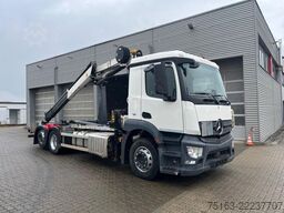 MERCEDES-BENZ Antos 2543 L 6x2 Abrollkipper mit Kran Funk+Grei