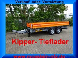 Möslein TTD11 Orange  neuer Tandem 3- Seitenkipper Tieflader-- Neufahrzeug --
