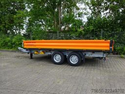 Möslein TTD11 Orange  neuer Tandem 3- Seitenkipper Tieflader-- Neufahrzeug --