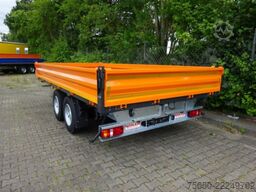 Möslein TTD11 Orange  neuer Tandem 3- Seitenkipper Tieflader-- Neufahrzeug --