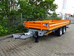 Möslein TTD11 Orange  neuer Tandem 3- Seitenkipper Tieflader-- Neufahrzeug --