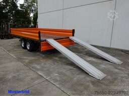 Möslein TTD11 Orange  neuer Tandem 3- Seitenkipper Tieflader-- Neufahrzeug --