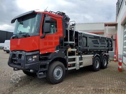 Renault K 480 - 13 LITER P6X6 - 29 TON - HMF KRAAN + H...